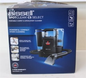 Bissell SALE OUT. Bissell SpotClean C5 Select Portable Carpet and Upholstery Cleaner, UNPACKED, USED, SCRATCHED,MISSING THE LIQVID BOTTLE | SpotClean C5 Select Portable Carpet and Upholstery Cleaner | 3928N | Corded operating | Handheld | Washing functio 1