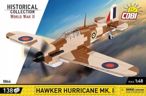 Cobi COBI 5866 Historical Collection WWII Samolot Hawker Hurricane Mk.1 138 klocków 1