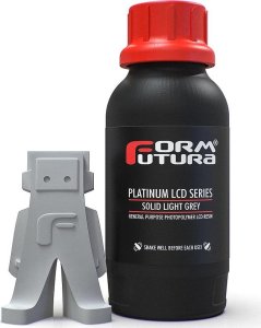 3DUV Żywica do drukarki 3D FormFutura Platinum LCD Series 0,5 kg - Solid Light Grey} 1