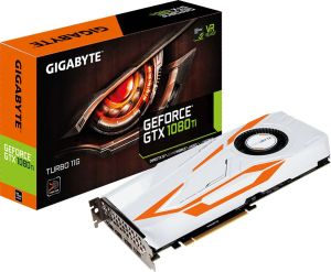 Karta graficzna Gigabyte GeForce GTX 1080 Ti Turbo 11GB GDDR5X (352 bit), HDMI, 3xDisplayPort, BOX (GV-N108TTURBO-11GD) 1