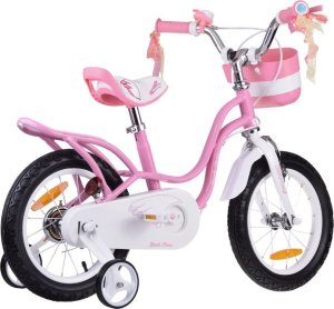 Royalbaby RoyalBaby dziecięcy Rower 14" Little Swan koszyk kółka boczne RB14-18 3