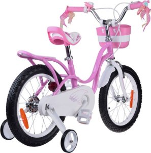 Royalbaby RoyalBaby Rower 16" Little Swan retro dziecięcy koszyk kółka boczne RB16-18 11