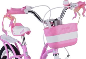 Royalbaby RoyalBaby Rower 16" Little Swan retro dziecięcy koszyk kółka boczne RB16-18 9