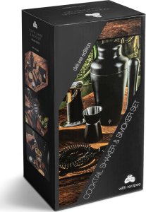 Gadget Master Zestaw barmański z wędzeniem whisky DELUXE 2w1 13