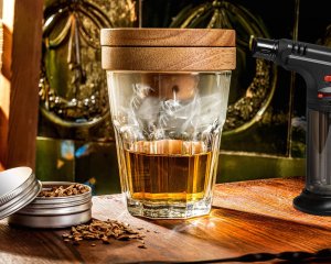 Gadget Master Zestaw barmański z wędzeniem whisky DELUXE 2w1 10