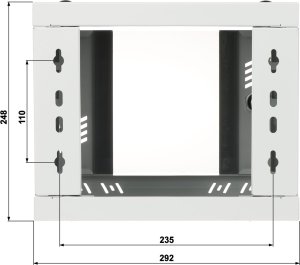 LMS Data SZAFA RACK WISZĄCA R10-4U/300-GG-V2 STALFLEX 6