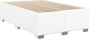 vidaXL Łóżko kontynentalne z materacem białe 120x190 cm 5