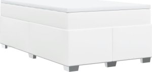 vidaXL Łóżko kontynentalne z materacem białe 120x190 cm 9