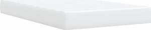 vidaXL Łóżko kontynentalne z materacem białe 120x190 cm 10
