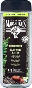 Le Petit Marseillais Żel pod prysznic 4w1 dla mężczyzn Drzewo Cade & Paproć 400ml 2
