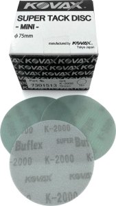 Astar Kovax Buflex Dry K2000 75mm - krążek ścierny na rzep bez otworów 1