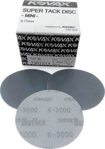 Krups Kovax Buflex Dry 75mm black K3000 - krążek ścierny na rzep 1