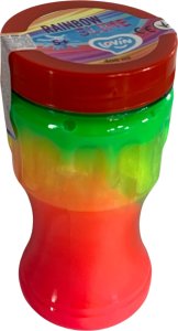 Canal Toys Masa Slime Plastyczna Żelowa Neon Glutek Tęczowy Antystresowy 400ml 4