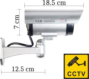Atrapa kamery tubowej srebrna AT-1B-S 5