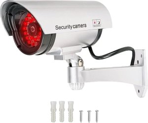 Atrapa kamery tubowej srebrna 30LED AT-2B-S 2