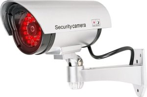 Atrapa kamery tubowej srebrna 30LED AT-2B-S 3