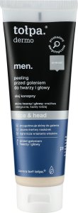 Tołpa TOŁPA Dermo Men Peeling przed goleniem do twarzy i głowy Face & Head 100 ml 1