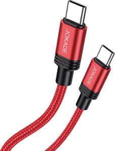 Kabel USB Kaku Kabel 2m 100W (USB-C - USB-C) Smart Ładowanie i Transfer Danych Jokade Yuantong (JA041) czerwony 1