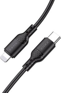 Kabel USB Joyroom Kabel 1m 2.4A PD20W (USB-C - iPhone Lightning) Silikonowy Ładowanie i Transfer Danych Jokade Juzhuo (JA023) czarny 1