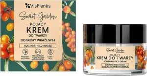 Vis Plantis VIS PLANTIS Secret Garden Kojący krem do twarzy do skóry wrażliwej Rokitnik i Niacynamid 50 ml 1