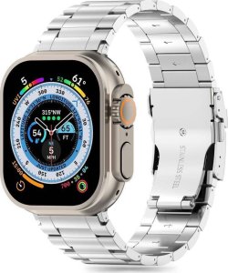 Tech-Protect Pasek do APPLE WATCH 4 / 5 / 6 / 7 / 8 / 9 / SE / ULTRA 1 / 2 (42 / 44 / 45 / 49 MM) Tech-Protect Stainless Pro srebrne 1