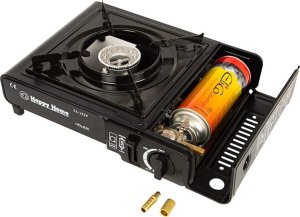 Blow Kuchenka gazowa turystyczna walizka + 4 kartusze 2