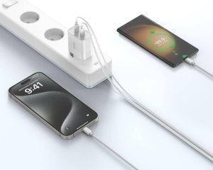 Ładowarka Tech-Protect Ładowarka Sieciowa PD 20W 2x USB-C Tech-Protect C20W czarna 4