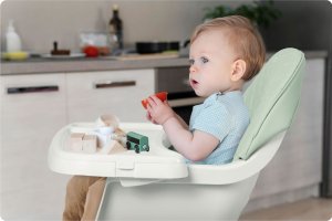 Krzesełko do karmienia Nukido Lilo miętowe 13