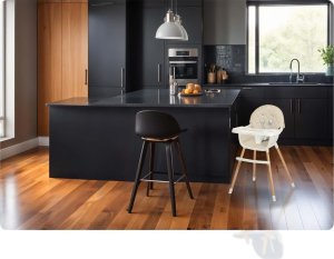 Krzesełko do karmienia Nukido Lilo beżowe 14