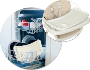 Krzesełko do karmienia Nukido Lilo beżowe 18