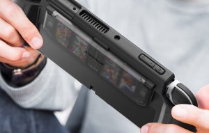 SteelDigi Etui ochronne do Nintendo Switch OLED Kiwi Home N19 czarne 5