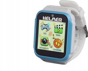 Smartwatch HELMER HELMER KW 801 smartwatch / zegarek sportowy LCD Cyfrowy Ekran dotykowy 8