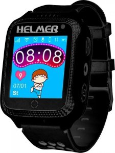 Smartwatch HELMER HELMER LK 707 smartwatch / zegarek sportowy LCD Cyfrowy Ekran dotykowy 2G GPS 1