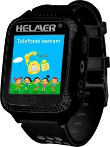 Smartwatch HELMER HELMER LK 707 smartwatch / zegarek sportowy LCD Cyfrowy Ekran dotykowy 2G GPS 2