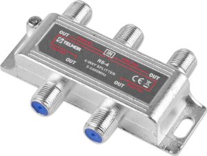 Konwerter światłowodowy Fortinet RS-4 SPLITTER 4X 2.4G DC TELMOR 1