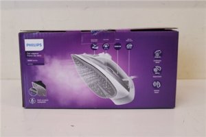 Philips SALE OUT. Philips DST5010/10 Steam Iron, SteamGlide Plus Soleplate, Continuous steam 40 g/min, White | DST5010/10 | Steam Iron | 2400 W | Water tank capacity 0.32 ml | Continuous steam 40 g/min | White | DAMAGED PACKAGING one size 1