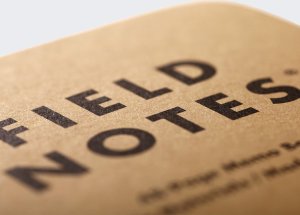 Make Notes Notes Field Notes Original Kraft Linie 3 Pack 3