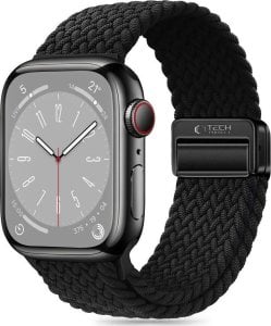 Tech-Protect Pasek do APPLE WATCH 3 / 4 / 5 / 6 / 7 / 8 / 9 / SE (38 / 40 / 41 MM) Tech-Protect Nylonmag czarne 1