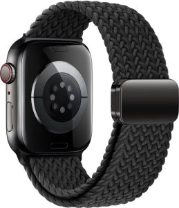 Tech-Protect Pasek do APPLE WATCH 3 / 4 / 5 / 6 / 7 / 8 / 9 / SE (38 / 40 / 41 MM) Tech-Protect Nylonmag czarne 2