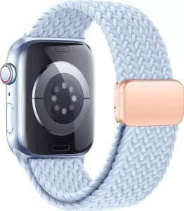 Tech-Protect Pasek do APPLE WATCH 3 / 4 / 5 / 6 / 7 / 8 / 9 / SE (38 / 40 / 41 MM) Tech-Protect Nylonmag Baby niebieskie 6