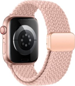 Tech-Protect Pasek do APPLE WATCH 3 / 4 / 5 / 6 / 7 / 8 / 9 / SE (38 / 40 / 41 MM) Tech-Protect Nylonmag Dusty różowe 2