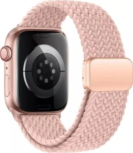 Tech-Protect Pasek do APPLE WATCH 3 / 4 / 5 / 6 / 7 / 8 / 9 / SE (38 / 40 / 41 MM) Tech-Protect Nylonmag Dusty różowe 7