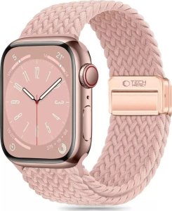 Tech-Protect Pasek do APPLE WATCH 3 / 4 / 5 / 6 / 7 / 8 / 9 / SE (38 / 40 / 41 MM) Tech-Protect Nylonmag Dusty różowe 10