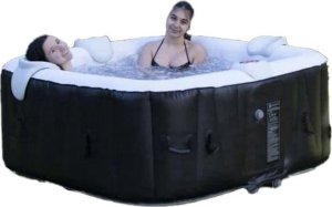 Intex Inflatable Spa Sunspa Kwadratowy Czarny 6 ludzie (185 x 185 x 65 cm) 1