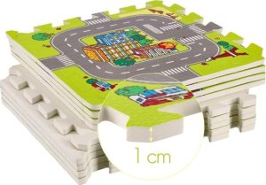 Springos MD02 MATA DZIECIĘCA PUZZLE CARS 9 ELEMENTÓW 90x90CM NILS FUN 7