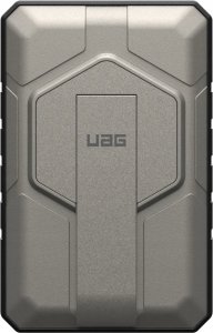 Powerbank Baseus UAG Rugged 10K - powerbank 10000 mAh z podstawką, ładowanie bezprzewodowe 10W, kompatybilny z MagSafe, kabel w zestawie (black/titanium) 4
