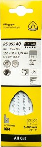 Klingspor KLINGSPOR BRZESZCZOT DO PIŁY SZABLASTEJ 150x19x1,27mm RS 953 AQ /5szt. 1