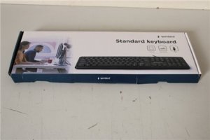 Klawiatura Gembird SALE OUT. KB-U-103-RU Standard keyboard, USB, RU layout, black | Gembird | KB-U-103-RU | Standard | Wired | EN/RU | DAMAGED PACKAGING | 1.4 m | Black | 424 g one size 1