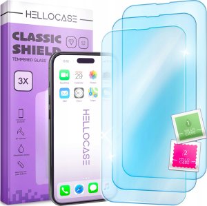 Hello Case 3 SZTUKI | SZKŁO HARTOWANE DO IPHONE 12 PRO MAX SZYBKA SZKIEŁKO OCHRONNE 9H 1