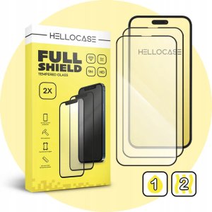 Hello Case 2 SZTUKI | SZKŁO HARTOWANE DO SAMSUNG GALAXY S24 PEŁNE NA CAŁY EKRAN SZYBKA 4